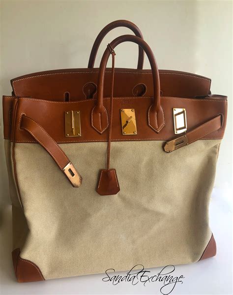 hermes haut a courroies 50 cm|birkin hac 40 history.